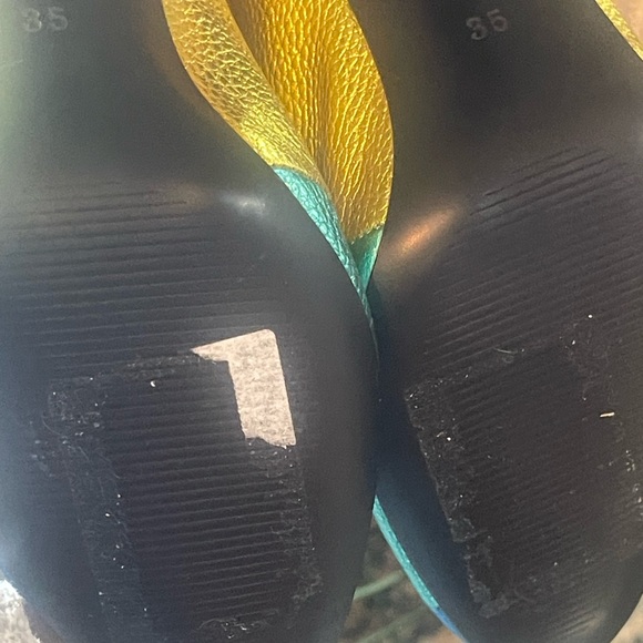 Kurt Geiger London Kensington Rainbow Stripe Leather Boot. NWOT. (Color rub). - Picture 13 of 15